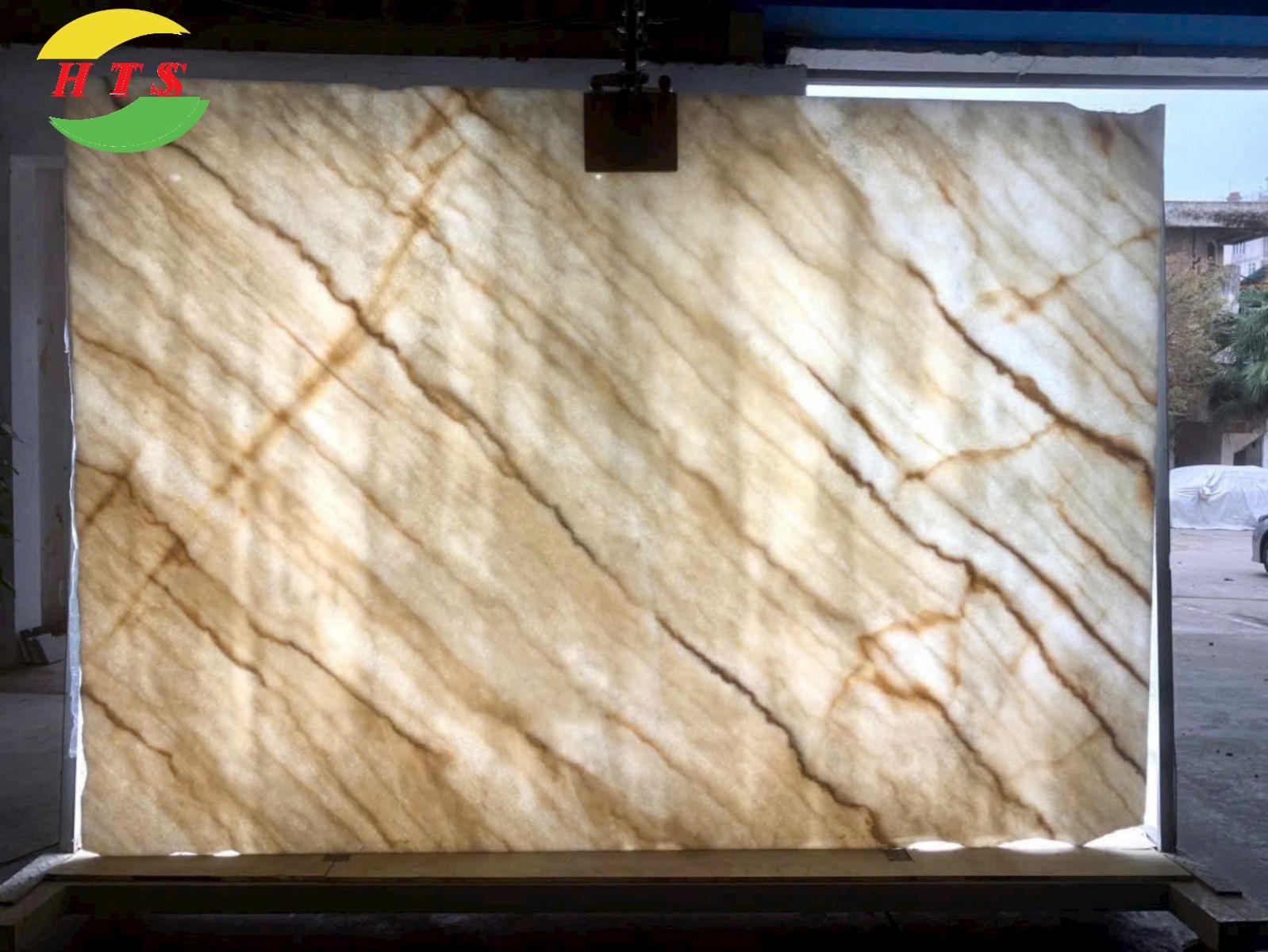 đá marble test LED màu trắng